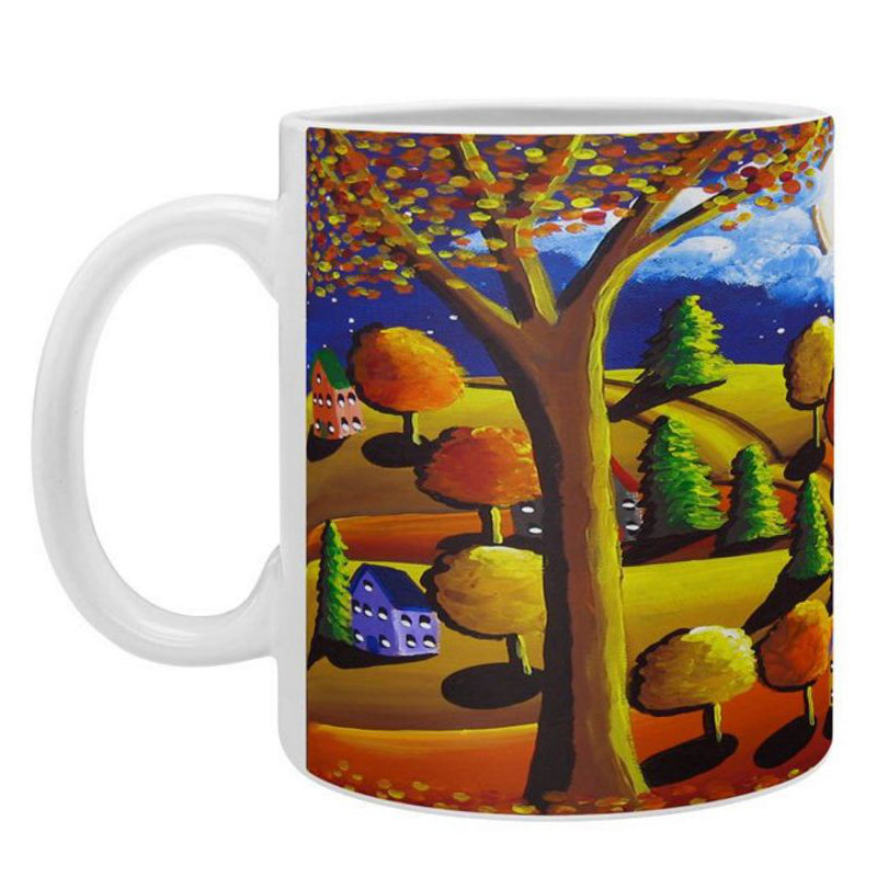 Grande tasse à café automne night Faustine