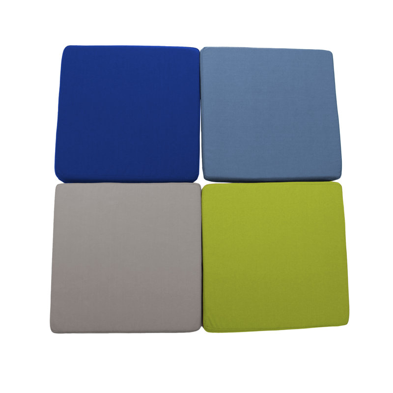 Coussins d'extérieur Element, Vert / bleu / bleu sarcelle / brun