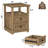 Azella Frame 2 End Table Set with Storage and Built-In Outlets-822320741