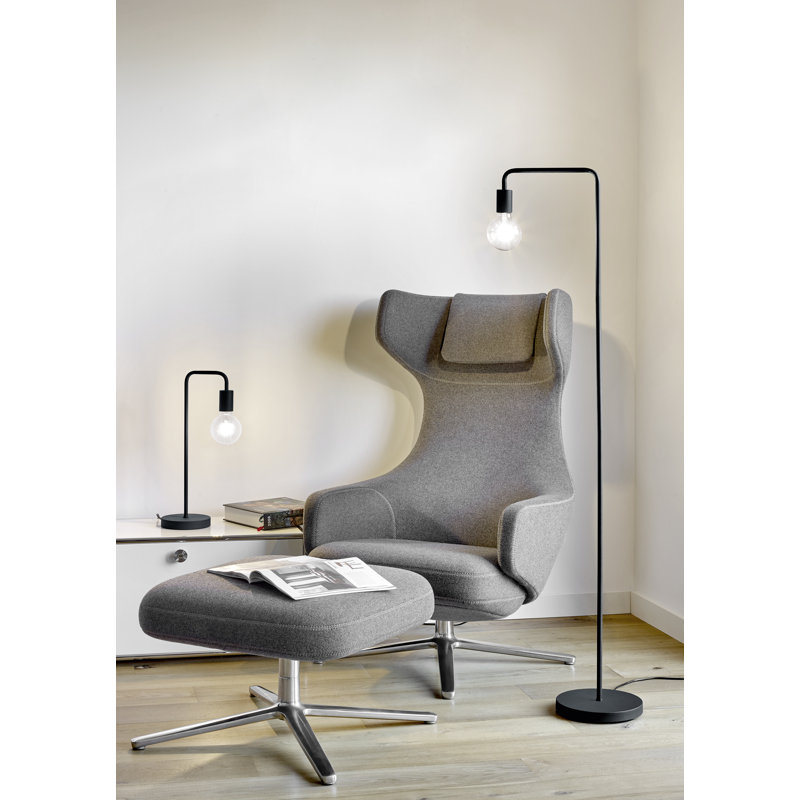 Yasmin 51cm Table Lamp, Black