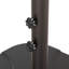 Parasol en porte-à-faux solaire d'extérieur à DEL 10 pi avec base Kinyon-91480701