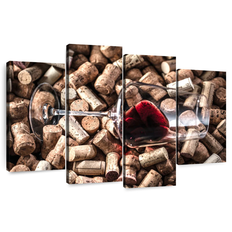 Bouchons de vin rouge Yarlin, H 42 po x l 68 po