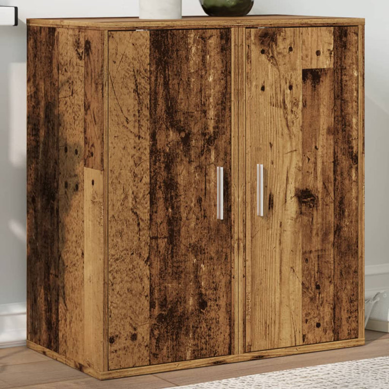 Baildon 10 Pair Shoe Storage Cabinet, Old Wood