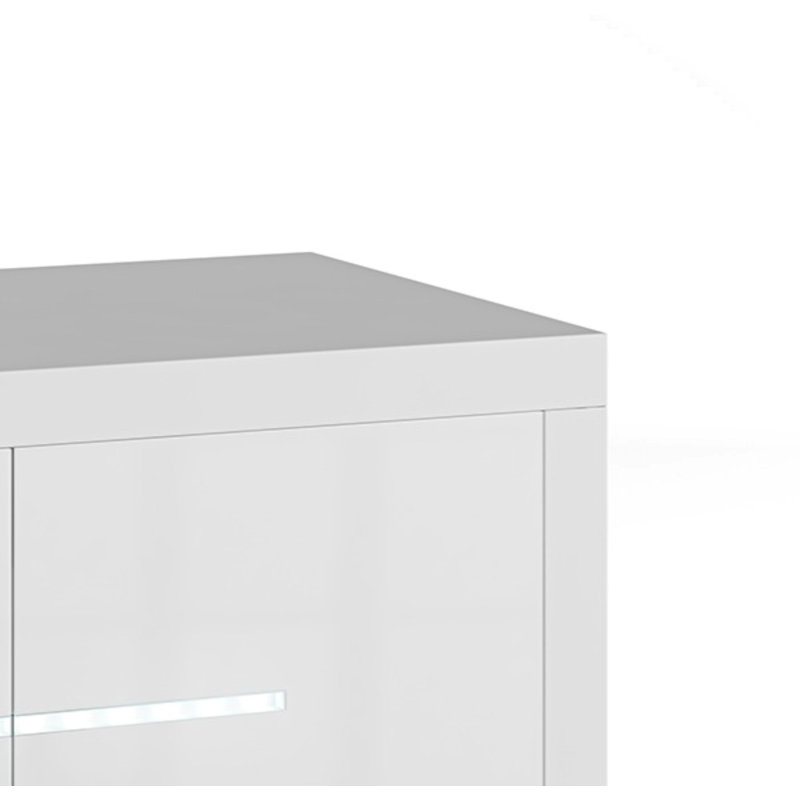 Continuum 3 Door Sideboard, White