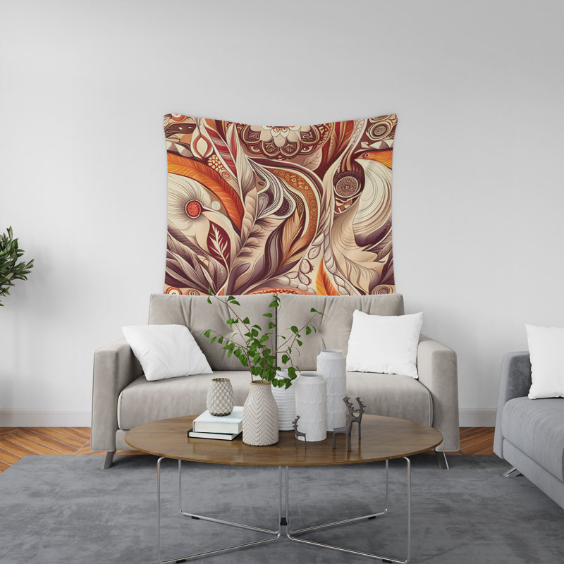 Tapisserie murale, H 88 po x l 104 po