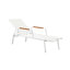 Ensemble de 2 chaises longues Stokes, blanc