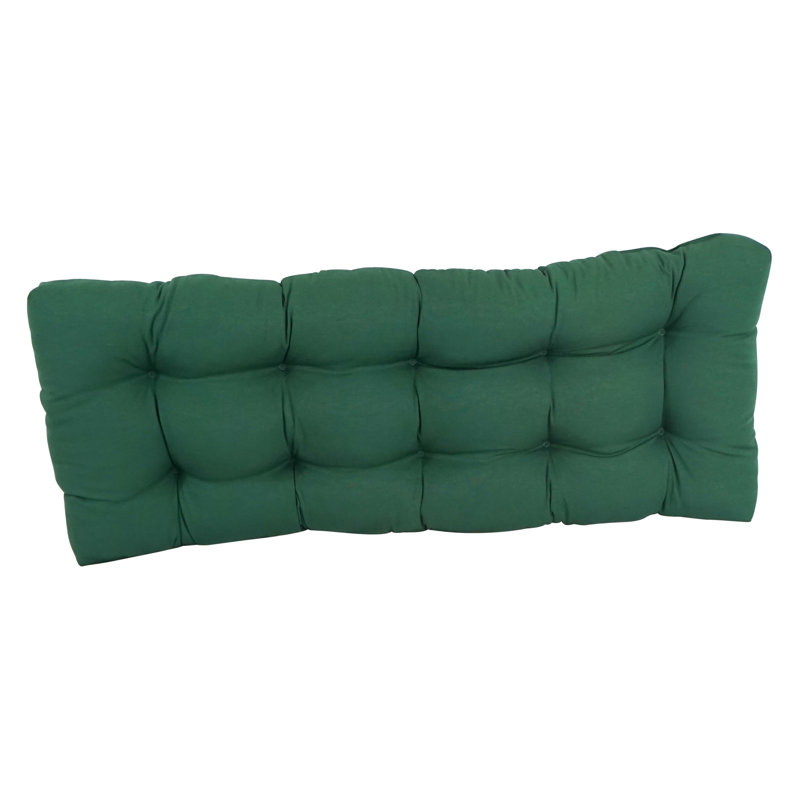 Outdoor 4.5'' Bench Seat Cushion, Forest Green, 60" W x 19" D