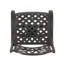 Tabouret pivotant en fonte d'aluminium