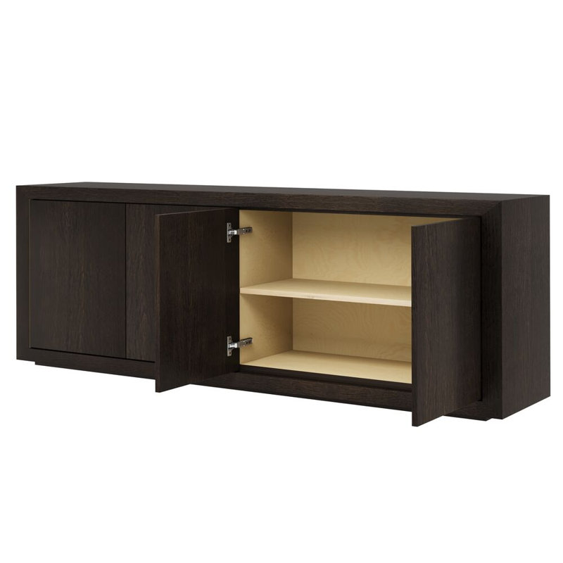 Haven Console Table, 84", Rich Brown