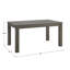 Shinn 60" Wood Finish Parson Dining Table-1964643731
