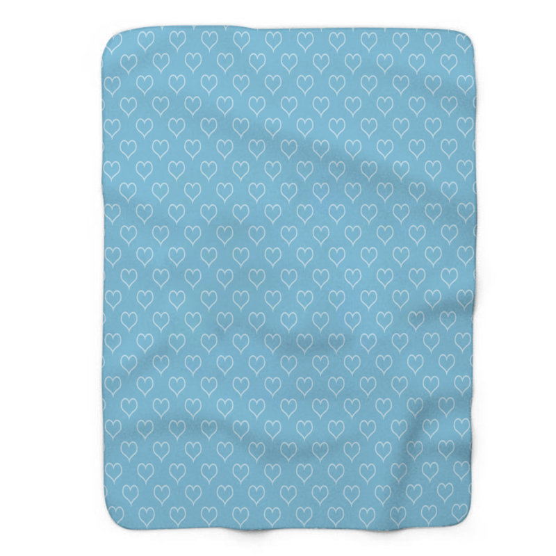 Couverture en sherpa de qualité supérieure Spring Mint - 1 pièce, Grand lit