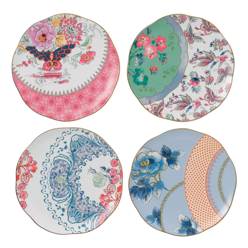 Butterfly Bloom China Salad/Dessert Plate