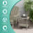  Set Of 4 HDPE 14*13in 2-Tier Outdoor Side Table-939282081