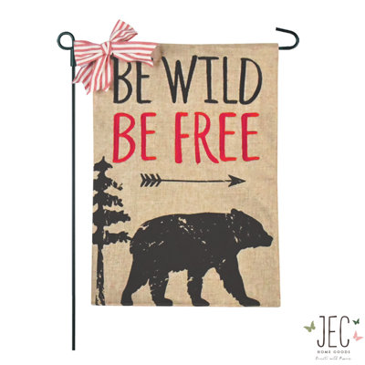 Double Sided 18'' H x 12.5'' W Polyester Garden Flag