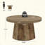 Table ronde ronde, table basse, centre de table circulaire