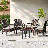Lithe Patio Furniture Set Wicker Dining Chairs