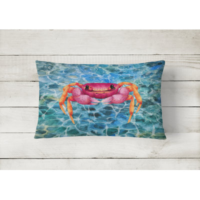  Crab Indoor/Outdoor Throw Pillow