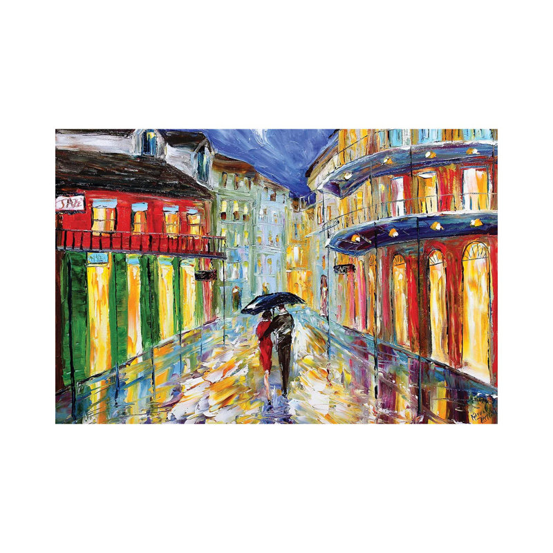French Quarter 1 Piece Wrapped Canvas Painting, 66.04 cm H x 45.72 cm W x 3.175 cm D