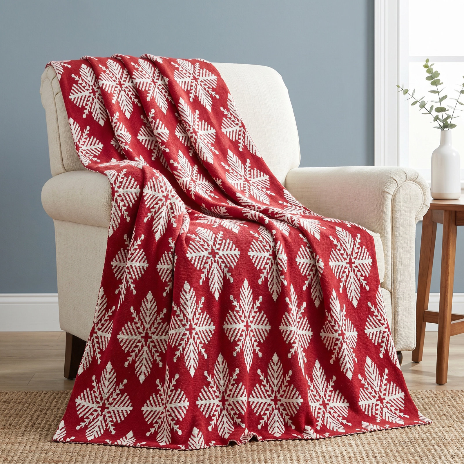 Knitted Throw Blanket