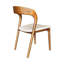 Chaise de salle à manger rembourrée en bois de frêne Rena-926815340