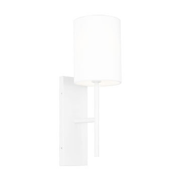 Barbara Barry Key Bathroom Bedroom Wall Fixture With White Linen Shade