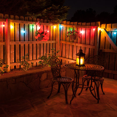 Kenna Indoor / Outdoor 25 - Bulb 25 in. Plug-in LED Globe String Light