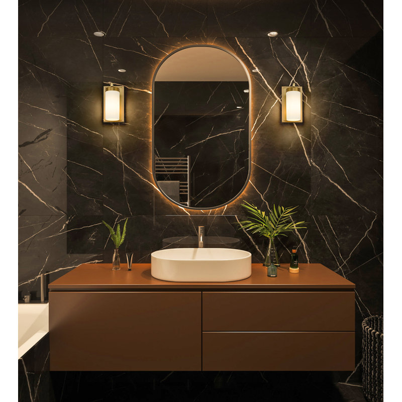 Avers 1 Light Wall Sconce, Gold
