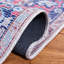 Tapis rouge / bleu marine en coton Ferrigno-44997519