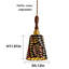 Luminaire à pédale rétro 1 lumière avec abat-jour en coton