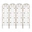 Treillis de jardin en métal antirouille pour plantes grimpantes-115361867-115361869
