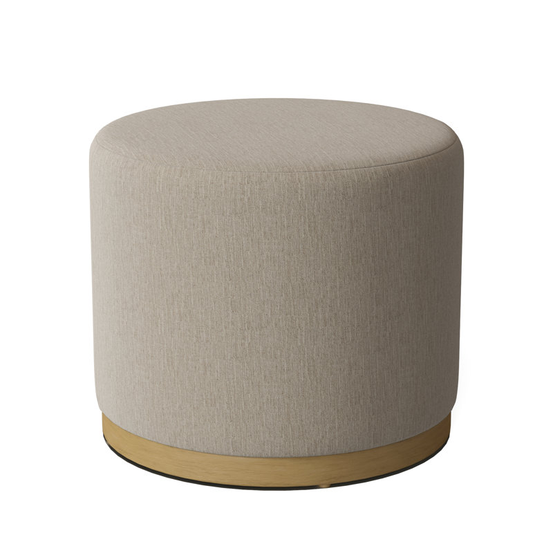 Corbin Upholstered Ottoman, Charcoal, Linen (3156 72)