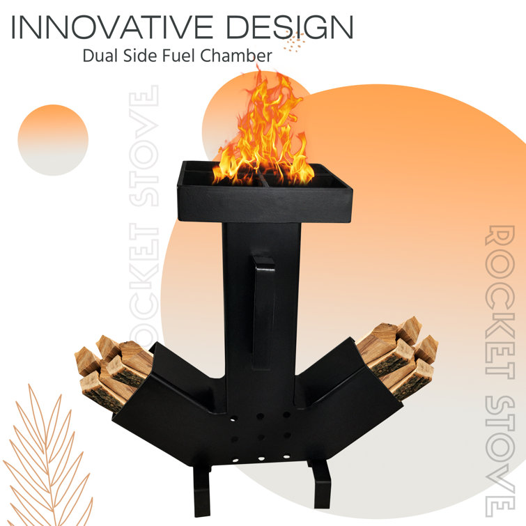 FEBTECH Wood Burning Stove - Wayfair Canada