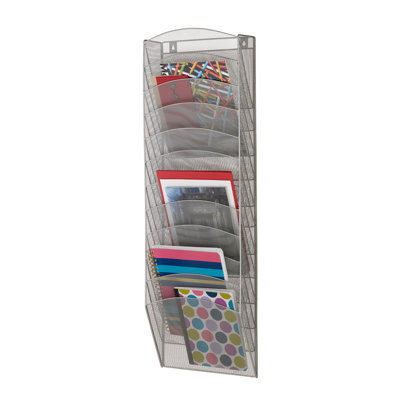 Carmani 12.2" x 37" x 4" Mesh Wall Pocket