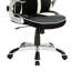 Chaise de bureau Cool Black and Silver avec hauteur réglable superbe