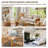 Black And White, Four - Door Tv Stand, Ample Storage, Living Room Media Devices, Metal Leg Support Modern Black Cabinet, Doors, Stereo Equipment Stable X Shaped Structure