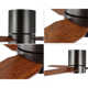 Goren 56'' 3 Blade Ceiling Fan with LED Light Kit