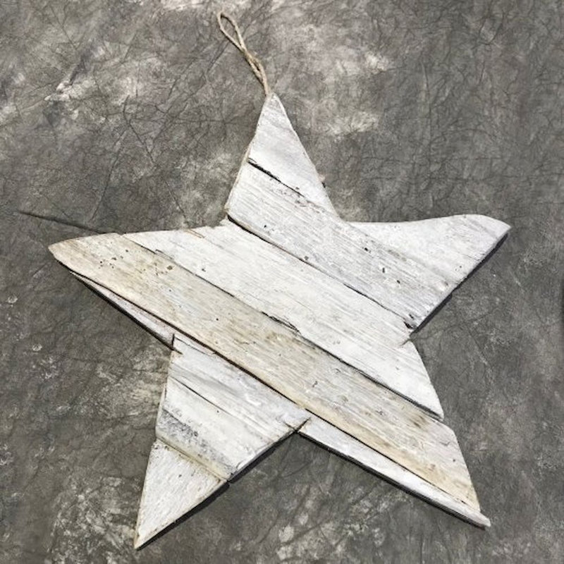 Ornement en forme d'étoile de Noël, H 15,75 po x l 15 po x P 1 po