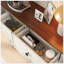 Armoire à déchets Farmhouse Double Tilt Out pour canettes de 20 gallons-1246408640