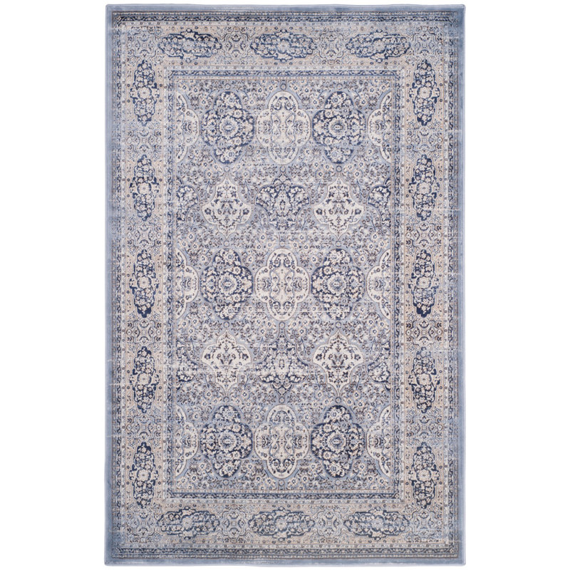 Ivory Viscose Traditional Vintage Runner Rug 2'2" x 8'
