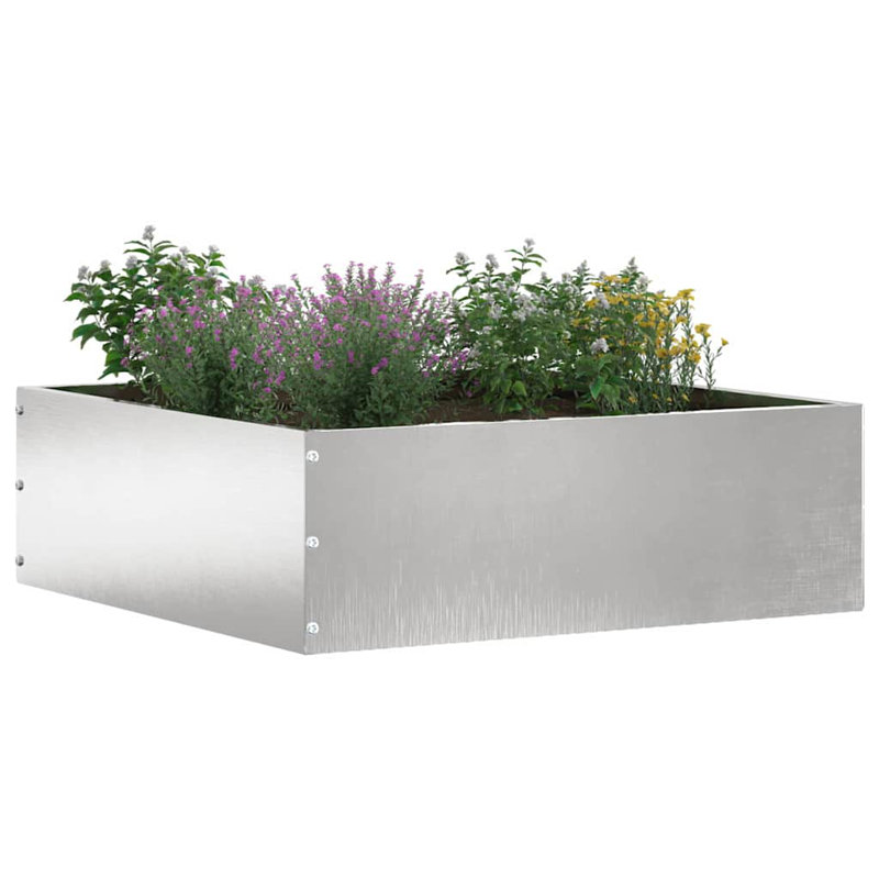 13 cm H Stainless Steel, 13cm H x 40cm W