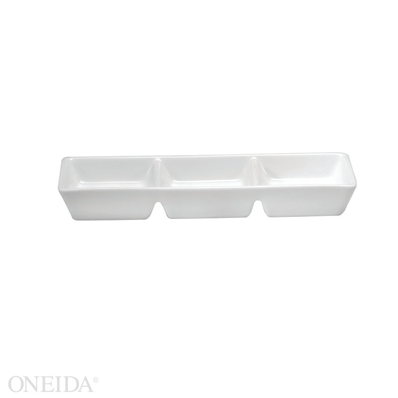 Vaisselle 3 compartiments Fusion, 7,25 po, par Sant 'Andrea