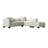 Kayelle Upholstered L-Shaped Sectional Reversible