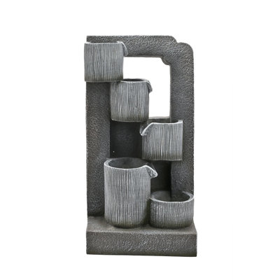 Outdoor Floor Fountain with Lights