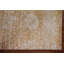 Tapis oriental moderne doré à motif abstrait 3 x 6