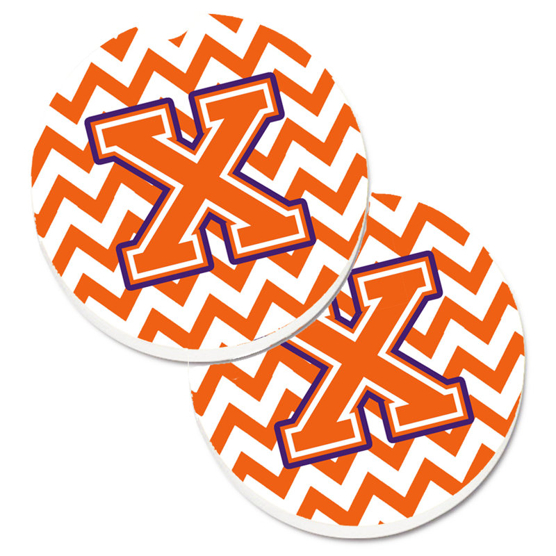 Sous-verre pour voiture, X, Orange / tenue cérémonielle