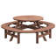Table de pique-nique en bois pour 2 personnes
