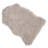 Mongolian Solid Color Handmade Novelty 2' X 3' Acrylic Area Rug in Gray