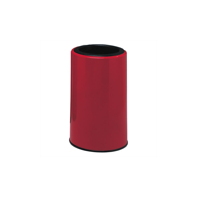Poubelle 16 gallons receptacle Top Entry Round, Bleu marine