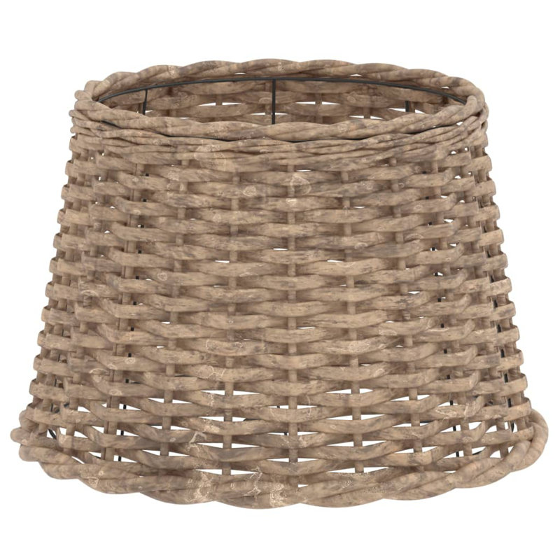 Empire Lamp Shade ( Screw On ), 26cm H x 40cm W x 40cm D, Brown