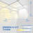 Dimmable Square Troffer Ceiling Light